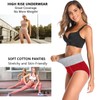 ASIMOON Tummy Control Underwear for Women Cotton High Waisted Plus