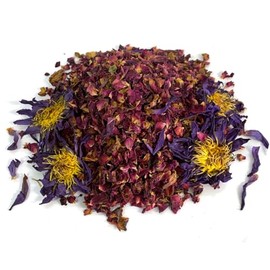 MQH Wholefoods™ Lotus Flowers Tea Herbal Pre Mix Mixed Blends Premium Quality! AVAILABLE IN 15+ BLENDS (Rose Petals & Lotus Tea Mix, 10g)