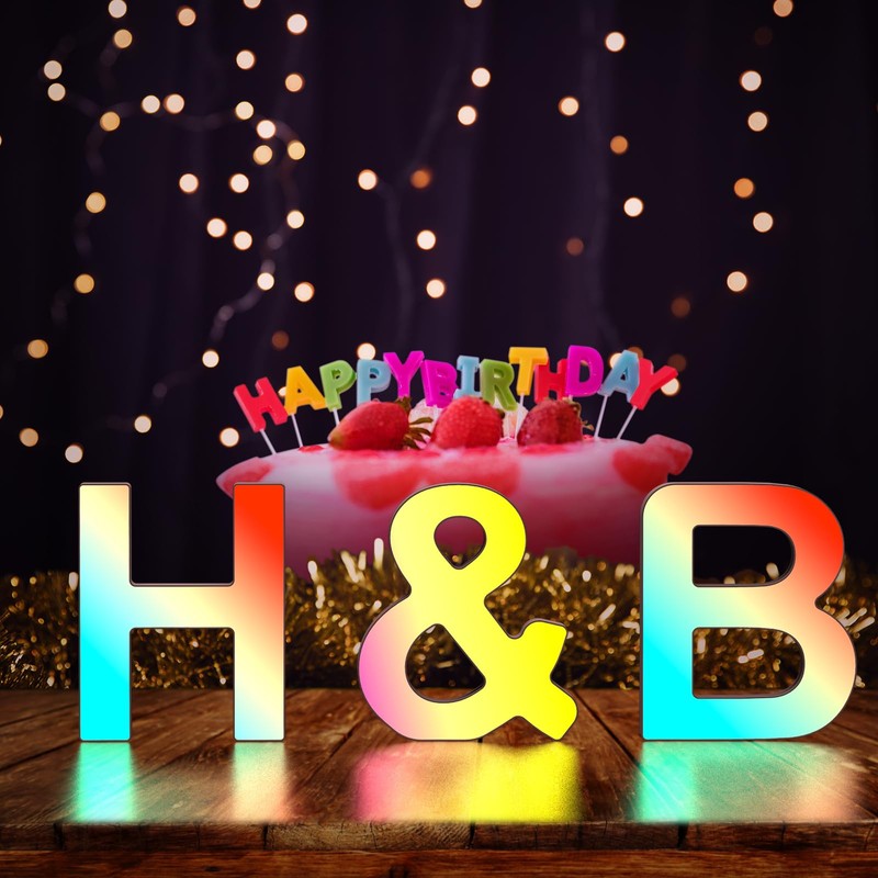 Kangtaixin Letter LED Buchstaben Lichter Alphabet, Led Leuchtbuchstabe Farblich Ver?nderbar