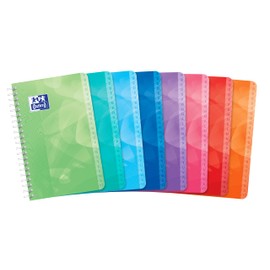 Oxford Spiral Index Polypropylene Cover 11 x 17 cm 100 Pages Small Squares 5 x 5