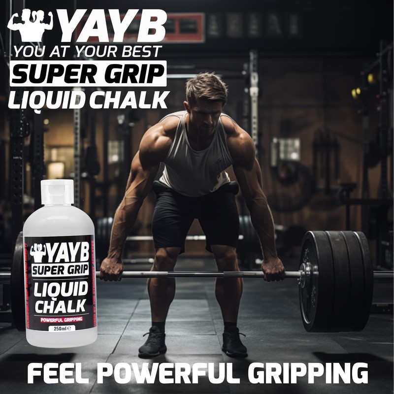 YAYB LIQUID CHALK | Powerful Grip Formula | Sweat-Free Hands