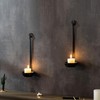 Aimto Wall Sconce Candle Holder Metal Hanging Wall Decorations for