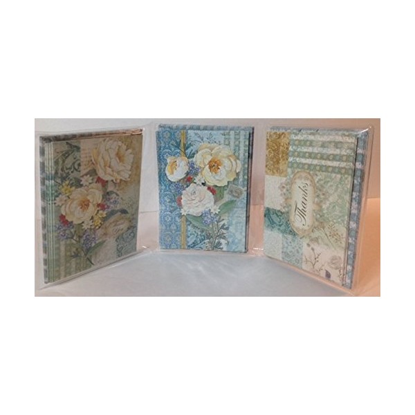 15 Embossed Punch Studio Note Card (3 different Designs) ~ Blank Inside