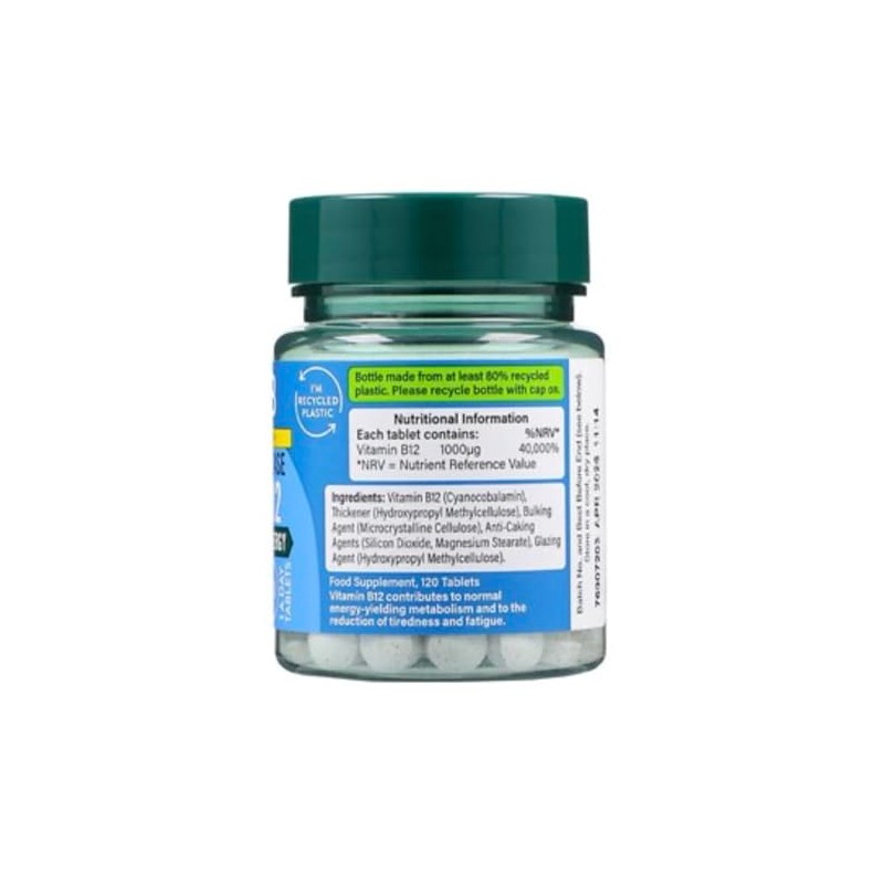 Holland & Barrett Timed Release Vitamin B12 100 Tablets 1000ug