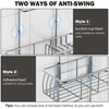 Epicano Anti-Swing Hanging Shower Caddy Stainless Steel 304, Over Head