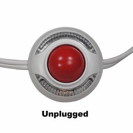 9ft (Feet) 16AWG Extension Cord, Lighted Foot Switch with 3 Outlet Cord, White, 10 Pack