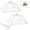 ZHjuju 2 Pack Pop-Up Mesh Food Covers Tent Umbrella –