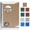 FenceSource Wave Slat (9 Colors) Single Wall Bottom Locking Privacy