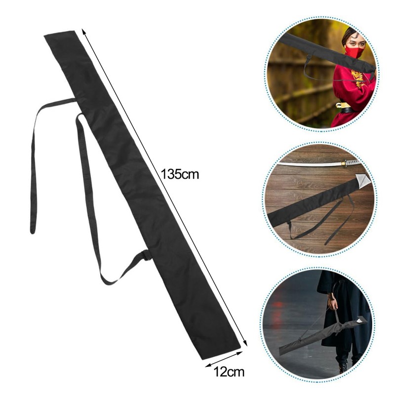 latikaly Sword Bag Approximately 135cm*12.5cm Wooden Sword Bag Kendo Bamboo