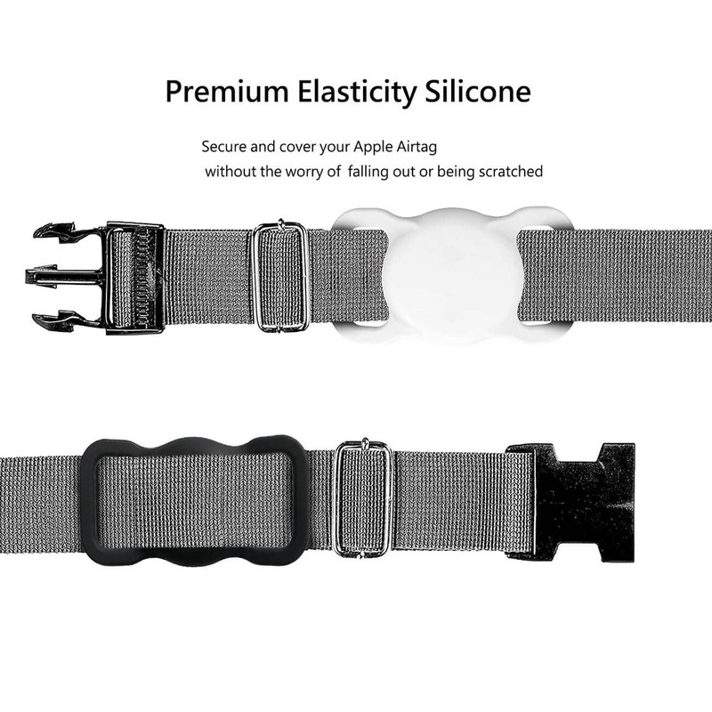 SWINCHO for AirTag Dog Collar Holder [2 Pack] Waterproof High-Strength