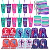 48 PCS Gymnastics Party Favors for Girls, Includes 12 Plastic
