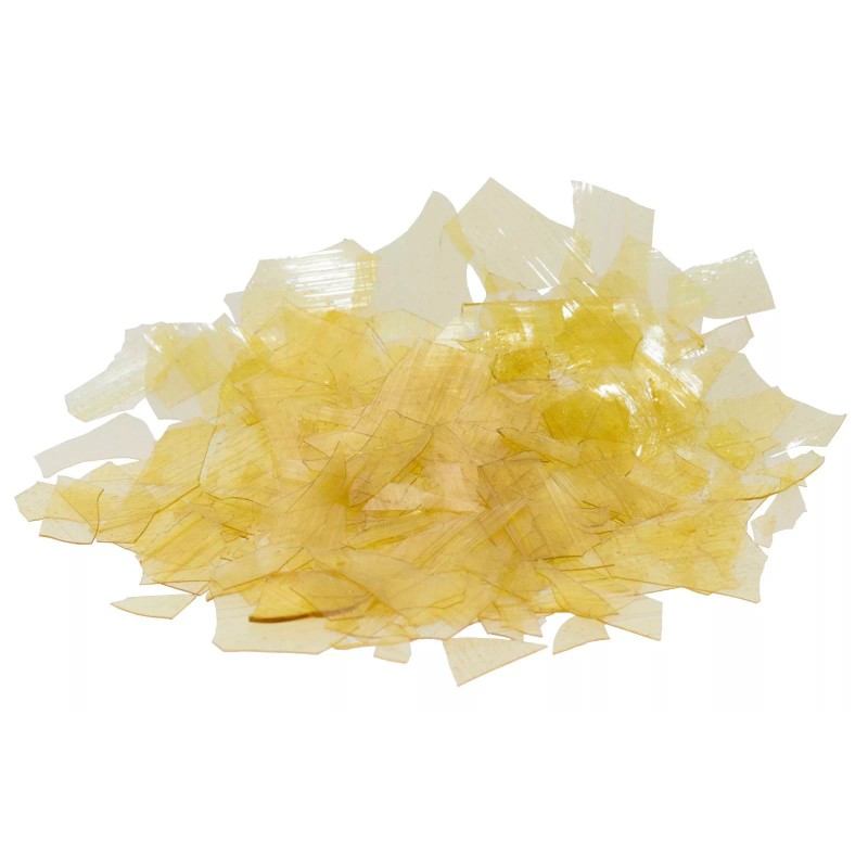 WellerMart Dewaxed Super Blonde Shellac Flakes 1/2 lb, or 8