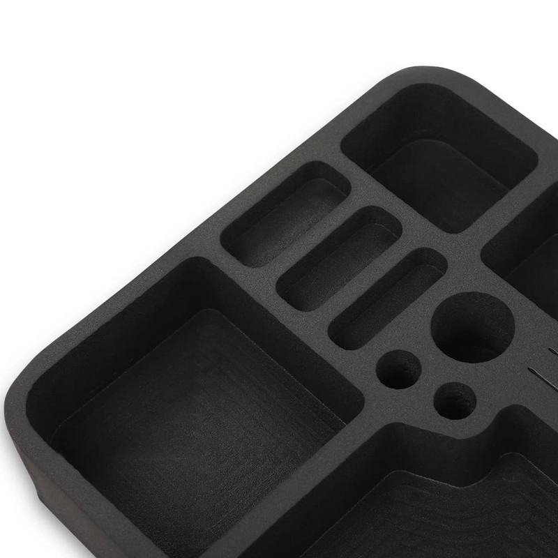 G-PLUS Floor Console Black Organizer Inserts 2 Pc Set Compatible