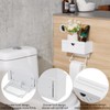 Toilet Paper Holder with Shelf,Toilet Paper Roll Holder with Storage，