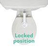 Nuby Child Safety Toilet Locks - 2 Pack - Toilet