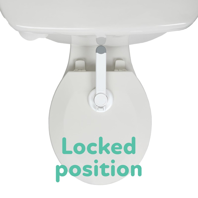 Nuby Child Safety Toilet Locks - 2 Pack - Toilet