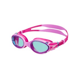 Speedo Unisex Children's Biofuse 2.0 Swimming Goggles, Flamingo Pink/Electric Pink/Blue, One Size