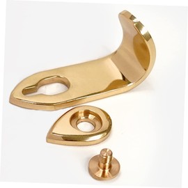 Mikinona 1Set Saxophone Thumb Rest with Hook Portable Woodwind Instrument Thumb Support Replacement Thumb Rest for Tenor Saxophones Compatible with Clarinet Thumb Rest