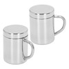 Stainless Steel Double Walled Mugs Shatterproof Warm Cold Use Tea