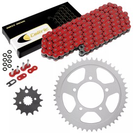 Suzuki Red O-Ring Drive Chain & Sprockets Kit for Suzuki GSX600F Katana 600F 1998-2006