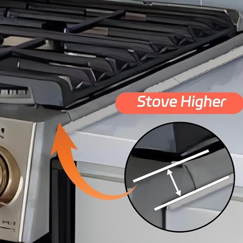 Stove Gap Cover 304 Stainless Steel Easy Clean Range Trim
