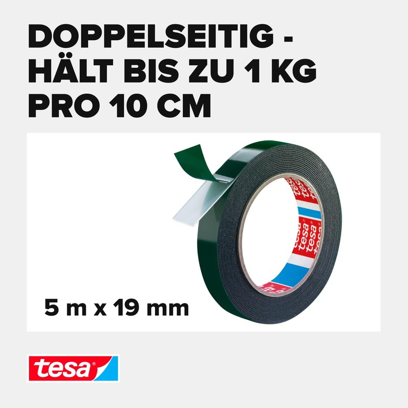 tesa Powerbond Outdoor – Double Sided Outdoor Mounting Tape –