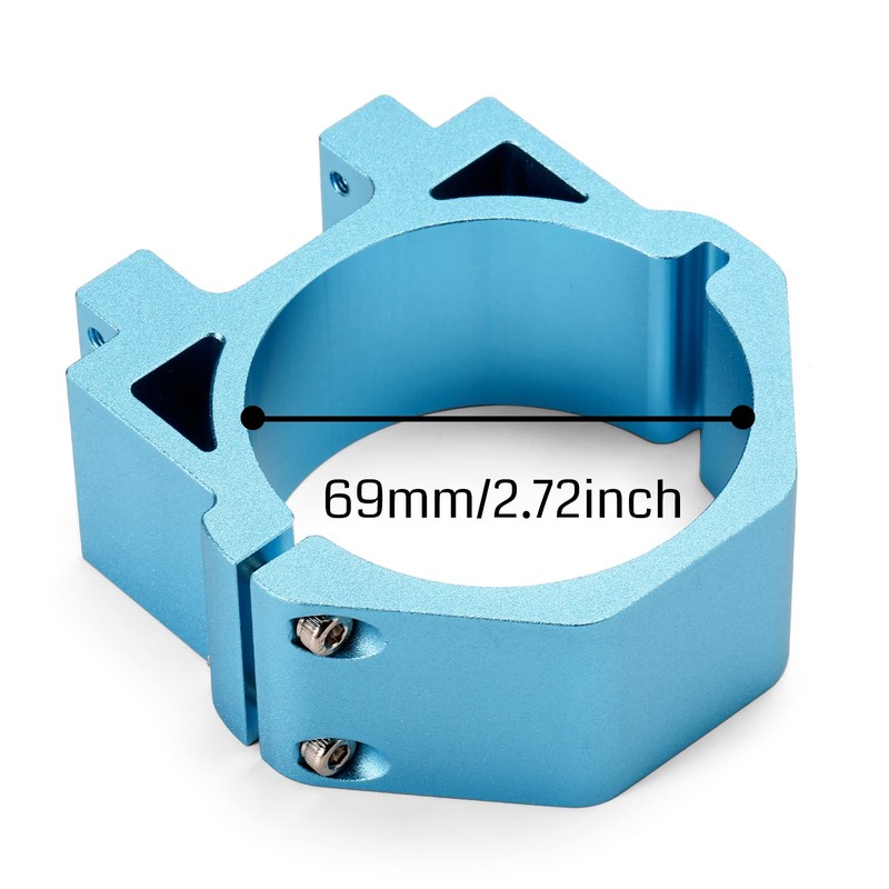 69mm Diameter Aluminum CNC Spindle Holder Spindle Mount for 3018-PRO/4040-PRO/4040-Reno/3018-PROver
