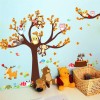 DaraBaby Vinil Decorativo Sala O Habitación Bosque Con Búhos Y