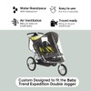 SASHA'S Double Rain Cover for Baby Trend Expedition Double Jogger
