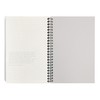FasNote Spiral Notebook, A5, 160 Lined Pages, Wirebound, Journal for