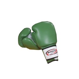 Woldorf USA Boxing Gloves in Leather Green 14oz Sparring, Grappling, Kickboxing, Fighting Gloves, Muay Thai Training Gloves, Heavy Bag Punching Gloves