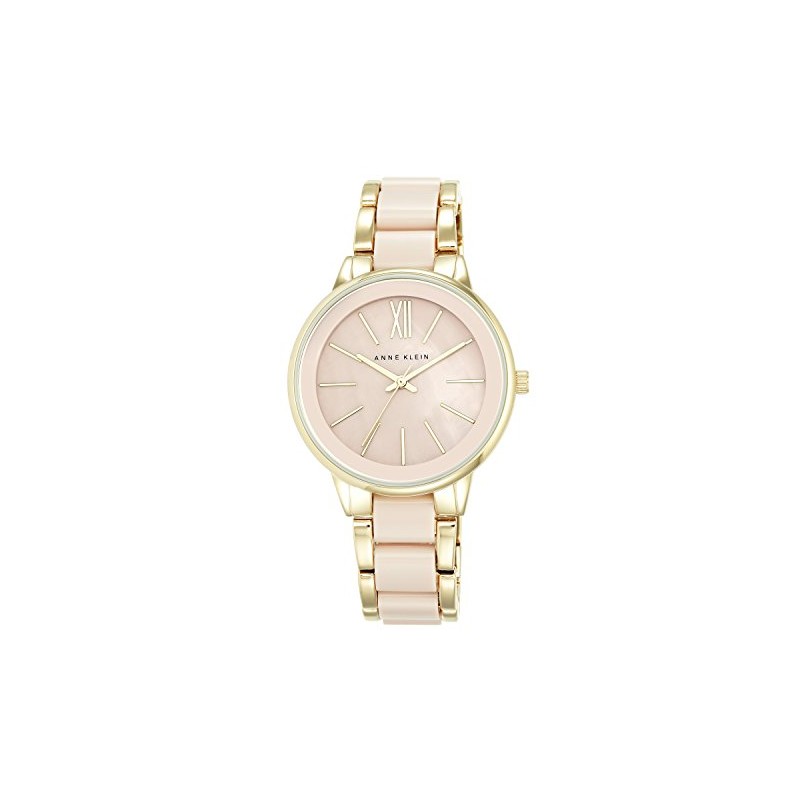 Anne Klein Dress Watch AK/1412BMGB Light Pink/Gold one Size