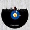 Brunswick Skyline Wall Clock Blue / Yellow Football Clock High-Quality