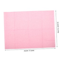 Healeved 125pcs Disposable Nail Art Table Mat Waterproof Non-woven Manicure Mats Soft Hand Rest Pillow Nail Salon Accessory Pink