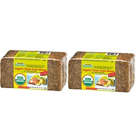 Mestemacher Whole Grain Bread (Organic Three Grain, 17.6 oz, pack of 2)