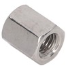 20 Pcs Hex Coupling Nut M8x1.25 L15mm 304 Stainless Steel