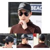 CHENNUO PU Leather Baseball Cap Men's Baseball Cap Outdoor Winter