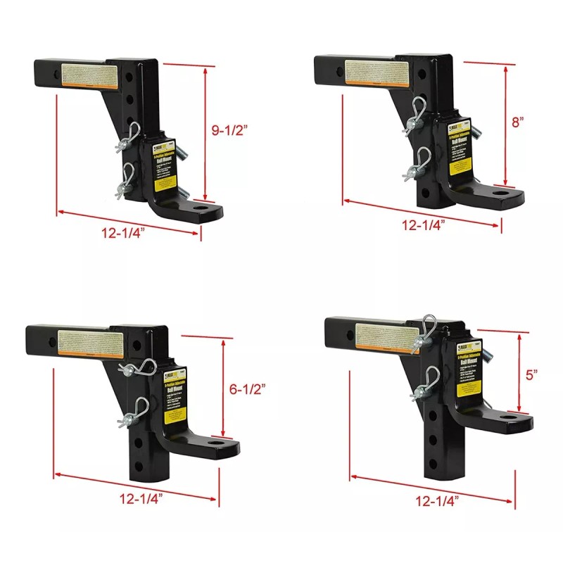 Maxxhaul 70067 Soporte Remolque Ajustable 8 Posiciones