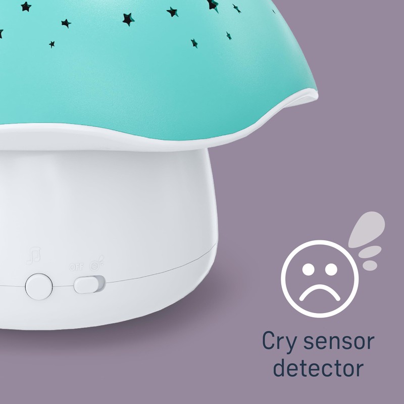 Angelcare Magical Dreams Celeste the Musical Mushroom Projector, sleep soother