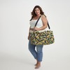 Vera Bradley Bolsa de viaje grande de algodón para mujer,