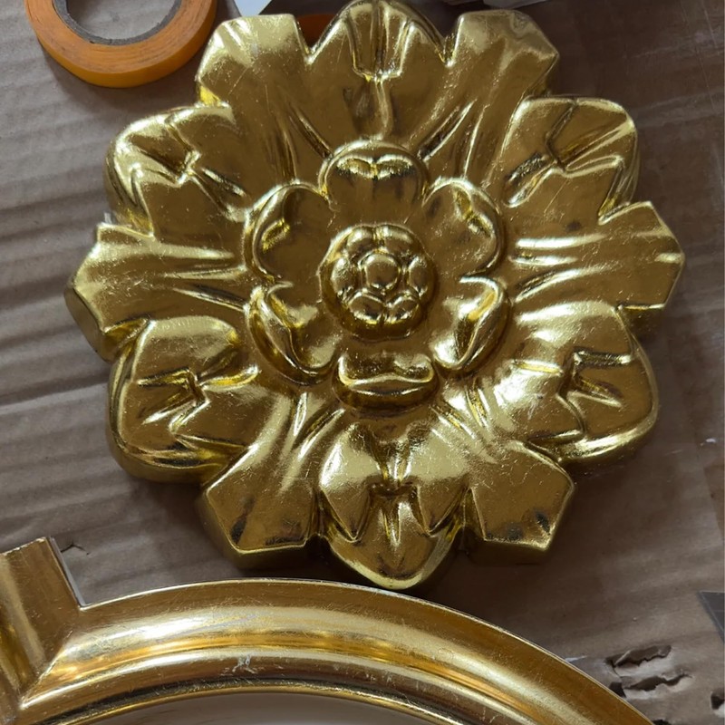 KINNO 10 Sheets Imitation Gold Leaf for Handmade Gold Leaf,