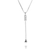 Quadri - Women's Necklace with Zirconia 925 Silver - Chain