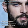 Erinde 2Pcs Tinte Temporal para la Barba para Hombres, Cubre