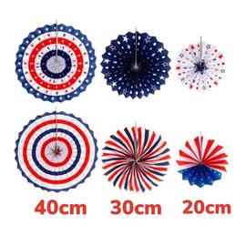 eBoutik – Xtra Large Ultimate Celebrate USA Independence Day 4th July - Thanksgiving Day Christmas & American Patriotic Party Election Decorations Set - Red, White & Blue American Flags Décor