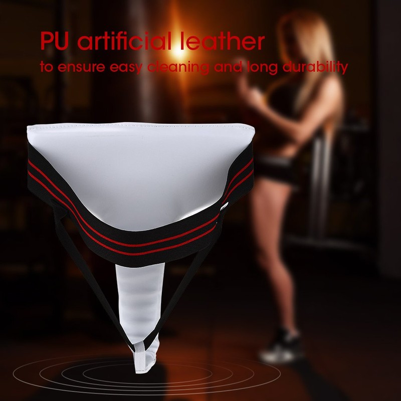 Female Groin Protector, Taekwondo Sparring Groin Guard Protector for Boxing,