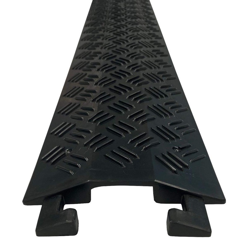 EZ Runner PVC Small Drop Over Cable Ramp - Black