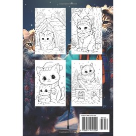  ICY CATS ADVENTURES COLORING BOOK: for Adults and Teens