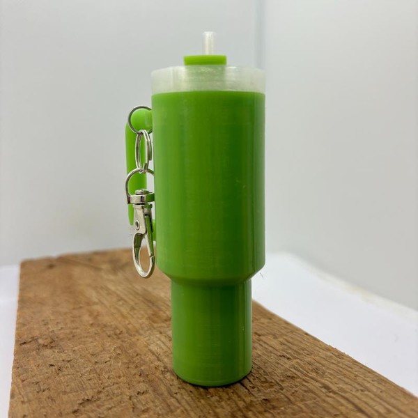 Mini-Handled Tumbler Keychain Lip Balm Holder - Choose from 30