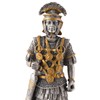 Roman Legionnaire with Sword in Pewter, Silver and Gold Painted