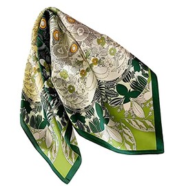 Ecroon Women's Silk Feel Scarf Scarf Women Elegant Silk Scarf Business Silk Scarf Bandana Handkerchief Neck Wrist Headscarves
